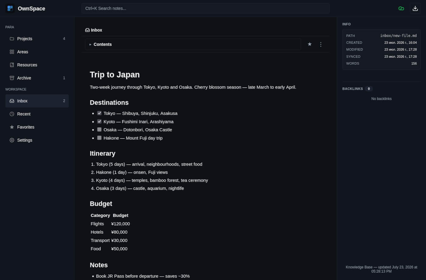Markdown editor preview